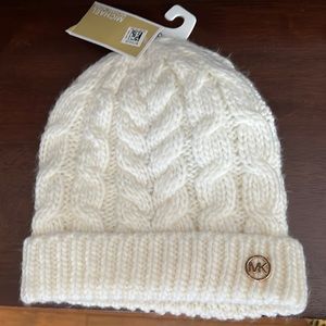 Michael Kors cable knit beanie